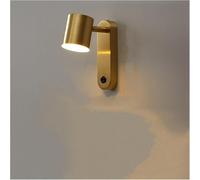 Wall Lamp, The Copper Bedroom Bedside Wall Lamp - Minimalist - Living Room TV Background Wall Staircase Balcony Lamp,Lustre
