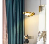 Wall Lamp, The Copper Bedroom Bedside Wall Lamp - Minimalist - Living Room TV Background Wall Staircase Balcony Lamp,Lustre
