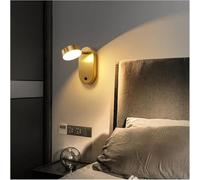 Wall Lamp, The Copper Bedroom Bedside Wall Lamp - Minimalist - Living Room TV Background Wall Staircase Balcony Lamp,Lustre