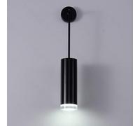 Wall Lamps for Living Room Cylindrical Wall Lantern Modern Led Wall Light Indoor Simple Decoration Wall Sconces Home Long Tube Wall Luminaire 3W Astigmatism Lamp Sturdy Durable/White/3000K(White/Black