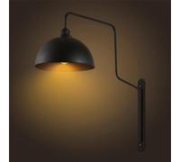 Wall Light Bowl Style Metal Shade Wall Sconce Light Fixture Industrial Wall Mounted Lamp Indoor Decoration