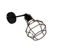 Wall Light Fixtures Nordic Sconce Lamps Wall Lamp Arm Swing Light Finish Industrial Vanity Lights Black Cage Wall Sconces Vintage Rustic E27 Adjustable Bedroom Bedside La