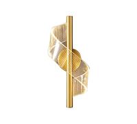 Wall Light Indoor LED 10W 3000K Warm White Modern Aluminum Wall Lamp Decorative Wall Sconce Lamp for Living Room Bedroom Hallway Corridor Stairs Hall, Gold