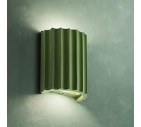 Wall Light Indoor LED 10W 3000K Warm White Modern Resin Wall Lamp Decorative Wall Sconce Lamp for Living Room Bedroom Hallway Corridor Stairs Hall, Green