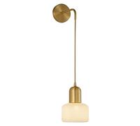 Wall Light Indoor LED 12W 3000K Warm White Modern Ceramic Wall Lamp Decorative Wall Sconce Lamp for Living Room Bedroom Hallway Corridor Stairs Hall, White