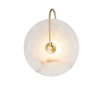 Wall Light Indoor LED 3W 3000K Warm White Modern Marble Wall Lamp Decorative Wall Sconce Lamp for Living Room Bedroom Hallway Corridor Stairs Hall, Black