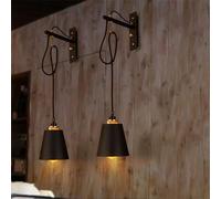 Wall Light Metallic Cone Style Corridor Wall Sconce Light Fixture Industrial Wall Mounted Lamp Indoor Decoration