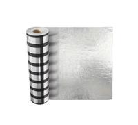 Wall Mirror Stickers - Modern Silver Striped Mirror Wallpaper, Self Adhesive Reflective Decorative Film Providing Stylish Interior Enhancement | Easy Apply Home Decor Accessory Improving Contemporary
