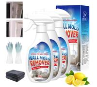 Wall Mold Remover Spray, 240ml Mould Removal Spray, 2026 New Highly Effective Mold Removal Foam for Walls, Multi-Surface Mould Foam for Bathroom, Kitchen, Tile & Wood (3 PCS)