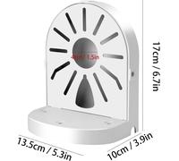 Wall Mount Bracket,Dome Camera Holder,Alloy Mounting Bracket,Universal Wall Mount Bracket for Dome Camera,White