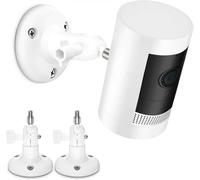 Wall Mount Bracket for Fitting Compatible with Ring Stick UP Arlo Pro 3 Pro 3 Camera Wall Mounts 1/4 Screw (White)