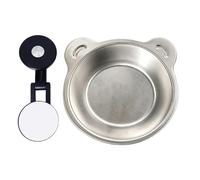 Wall Mount Dog Bowl - Stainless Steel, Adjustable Raised Magnetic Feeding Station, Non Slip Pet Dish | Cat Water Bowl, Elevated Pet Feeder For Indoor Outdoor Home Travel Use For Kittens Senior Pets Mu