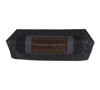 Wall Mount Heater Cover - Black, Oxford Cloth Patio Heater Protector, Waterproof Outdoor Cover With Adjustable Cord, UV-Resistant Material, Double-Stitched Seams | Most Wall Mount Heaters, Patio, Gard