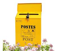 Wall Mount Mailbox | Boîte décorative étanche Locking Letter Box
