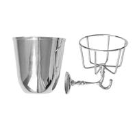 Wall Mount Planter - 4.92x6.3x8.66 Inches Vintage Barrier for Vase, Holder Rack with Hook, Outdoor Garden Decorative for Flower Pots, , Balcony, Porch, Backyard, Bedroom, Home, and Living Room