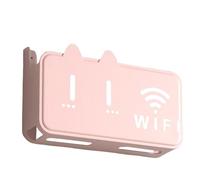 Wall Mount Router Holder, Acrylic Router Storage Shelf, Space Saving Cable Organizer, Decorative Router Stand, Multifunctional , Adhesive Router Mount, Home Networking Shelf