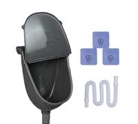 Wall Mount Urinal with Cover Adhesive Suction Adjustable Height