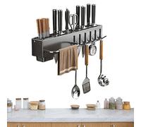 Wall Mount Utensil Rack, Chopsticks Holder Wall Mount, Kitchen Knives Holder, Multipurpose Utensil Rack, No Drill Wall Utensil Rack, Storage Rack For Utensils, Kitchen Wall Organizer, Wall Chop