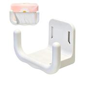 Wall Mount Wipe Dispenser - Tissue Holder, Self Adhesive No Drill Space Saving Facial Tissue Box Dispenser with Hook for Convenient Access | Wall Mounted Wipe Organizer for Kitchen, Bedroom