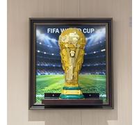 Wall-Mountable Display Frame for Lego 43020 FIFA World Cup Trophy Set (NO MONDLE) (Style B)