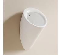 Wall-Mounted Automatic Sensor Flushing Ceramic Urinal,Urinals For Men Spill Proof Nighttime,Space-Saving For Home, Commercial Bathroom And Small Restrooms(Wit)