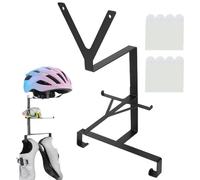Wall Mounted Bikes Shoe Holder, Bicycles Equipment Rack, 7.87 inches Space Saving Design & Cycling Gear Organizer, 1.98lbs Maximum Load for Horizontal Dirt Bike Goggle, Hat Stand, and Riding Clothing
