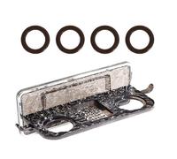 Wall Mounted Bottle Rack, No Drill Shower Holder, 10 Inches Dispenser Hook with Strong Adhesive, Stainless Steel Organizer, Bathroom Storage with Easy Installation, Home Accessories for Hotel Vanity