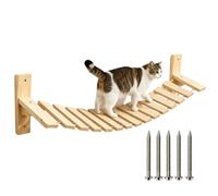 Wall-Mounted Cat Bridge | Stable Wooden Indoor Kitten Activity Center