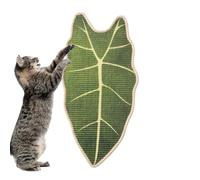 Wall Mounted Cat Scratcher - Cat Scratching Pads | Self-Adhesive Furniture Protector | Vertical Scratching Pad Cats Scratcher | Adhesive Aesthetic Tropical Plant Mat for Kitten Climbing