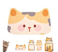 Wall Mounted Cat Scratcher Pads, Cute Self-Adhesive Cat Scratching Board, Anti Scratch Furniture Protector, Trimmable Self-Adhesive Carpet, with a Cat Toy, for Couch, Wall, Doors (A,50 * 80CM)