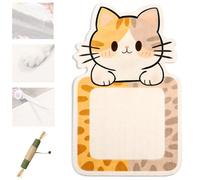 Wall Mounted Cat Scratcher, Self-Adhesive Furniture Protector, Space-Saving Stylish Design with Peel-and-Stick Backing, Shred-Free Felt, Tool-Free Install (#A)