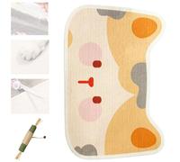 Wall Mounted Cat Scratcher, Self-Adhesive Furniture Protector, Space-Saving Stylish Design with Peel-and-Stick Backing, Shred-Free Felt, Tool-Free Install (#E)