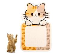 Wall Mounted Cat Scratcher, Wall & Floor Cat Scratcher Pad, Versatile Self Adhesive Replacement Easy Use for Indoor Cats, with Adhesive Backing for Wall, Door, Sofa (Calico Cat,2pcs)