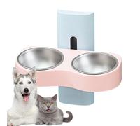 Wall Mounted Dog Bowl, Wall-Mounted Height Adjustable Cat Bowls, Multipurpose Pet Feeding Bowls, Cat Water Bowls for Neck Protection, Adjustable Dog Feeding Bowl, Wall-Mounted Pet Food Bowls
