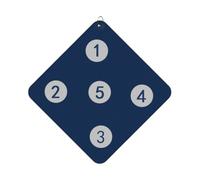 Wall-Mounted Fencing Practice Target | Targets for Fencing | Auxiliary Equipment Games with Five Bulls-Eye, Skill Improvement Tool for Saber Enhancement