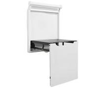 Wall-Mounted Folding Stool for Entryway & Hallway Space-Saving, Slow Descent, Foldable Shoe Banc with Armrest for Kitchen & Bathroom - Stylish & Functional Design