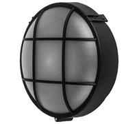Wall-Mounted Lampe Extérieur Rund Bulkhead E27 Lumière IP44 Noir [Round]