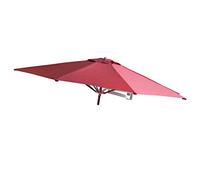 Wall-Mounted Patio Parasol Umbrella with Metal Pole, Outdoor Sun Shade Canopy Umbrellas for Pool Garden Beach, Waterproof