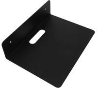 Wall Mounted Projector Shelf Black Wall Rack with Router Storage Holder and Solid Load Bearing Aluminum Alloy Construction for, Office and Home Use for Security Camera and Router Nice processing