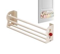 Wall Mounted Shoe Rack 2 Tiers Extendable Magnetic No Drill Organizer Wall