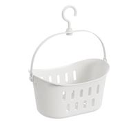 Wall Mounted Shower Basket, Kitchen Storage Organizer, Compact Size for Multi Purpose Use, Strong Detail Feature, Household Utility Category, Hanging Basket with Hook for Vegetables Fruit Bathroom