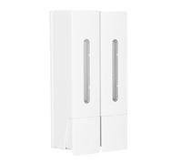 Wall Mounted Soap Dispenser, Bathroom Wall Mounted Shower Soap Dispenser, Shampoo and Conditioner Dispenser, No Drilling Refillable Liquid Holder, Space-Saving Wall-Mounted Design