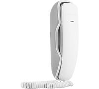 Wall Mounted Telephone,Fixed Wall Phones with Clear Sound Silent Function Last Number Redial,Hanging Phone with Built-in Dialing Pad (White)