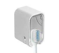 Wall Mounted Toothbrush Holders,Space-Saving Bathroom Organizer - Toothbrush Holders for Bathrooms | for Shower Mirror Cabinet Countertop RV Camping Hotel Dorm