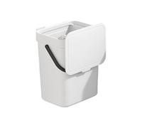 Wall Mounted Trash Can - Wall Trash Container Kitchen Trashs Bin With Lid Double-Opening |space-saving Waste Basket For Compost Waste Disposal Under Sink Counter Bathroom Bedroom Home Office RV Dorm