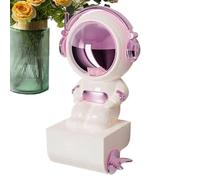 Wall Mounted Tube Squeezer - Suction Toothpaste Roller Tool, Heavy Duty Tube Holder Organizer, Kids Friendly Bathroom Mount | Camper Van Bathroom Organization, Small Apartment Sink Storage, Child