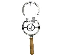 Wall Mounted Wine Bottle Opener - Rustic Horseshoe Design Corkscrew Tool | Decorative Bar Tool For Kitchen, Home Bar, Man Cave And Housewarming, Durable Metal Bottle Opener