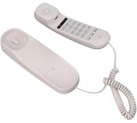 Wall Mounted Wired Phone with Clear Sound and Adjustable Volume-Multifunction for Home,Hotel,Office (White)