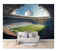 Wall Mural 3D Effect View of sports football field 100x70cm Self-adhesive Wallpaper Large Sticker Decor Print Picture Image Design Photo Art