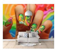 Wall Mural 3D Photo Self-adhesive Wallpaper Nail salons have a variety of themes 100x70cm Sticker Home Decor Tv Background Large Art Painting Posters